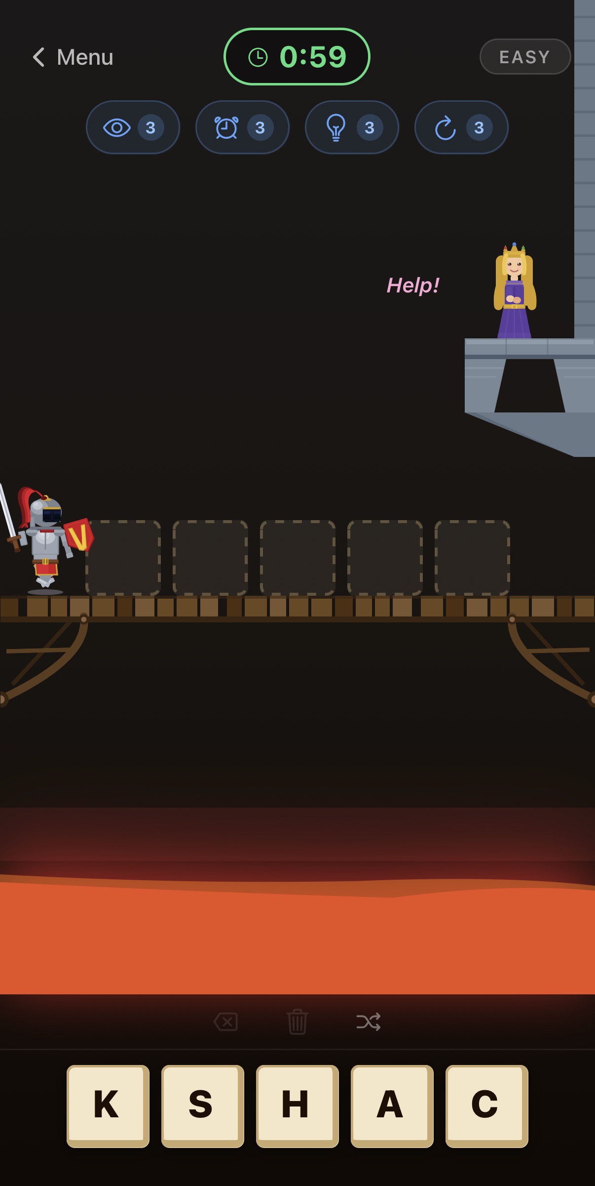 Lava level